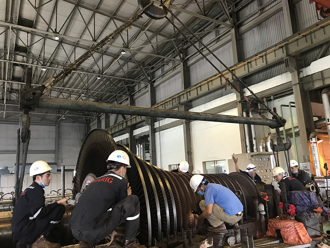 Sửa chữa TĐT tuabin, máy phát và thiết bị phụ lò số 2