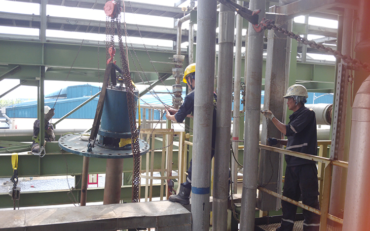 Repair, maintenance, dynamic balancing of pump impellers